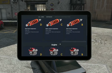 Mechanic Tablet