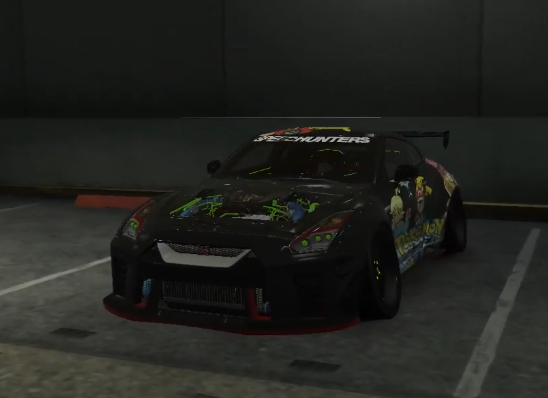 Nissan GTR Animated Pokemon Livery