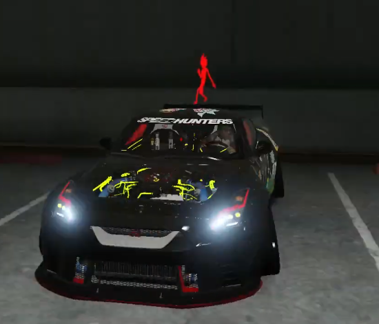 Nissan GTR Animated Rick & Morty Livery