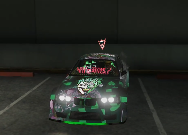 BMW E36 Animated Joker Livery