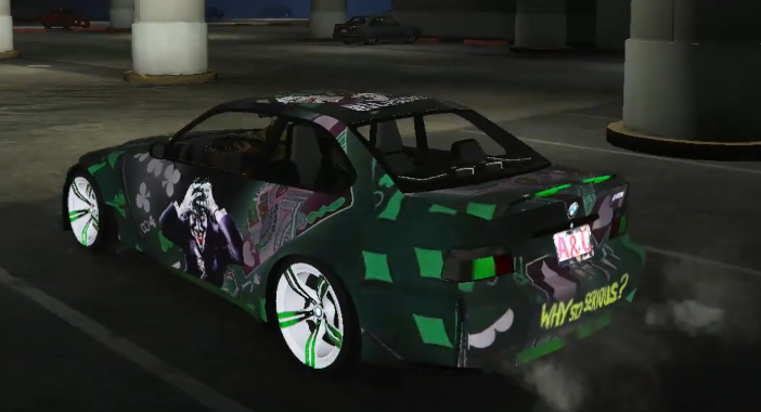 BMW E36 Animated Joker Livery