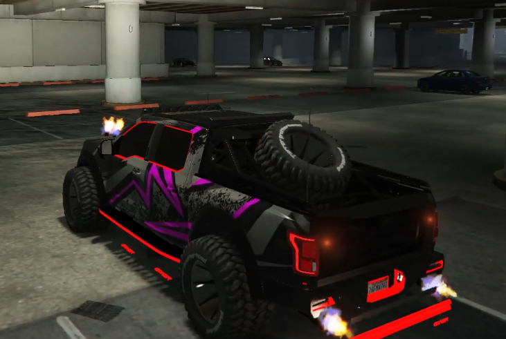 Ford Animated Gamer Livery + Custom Sound