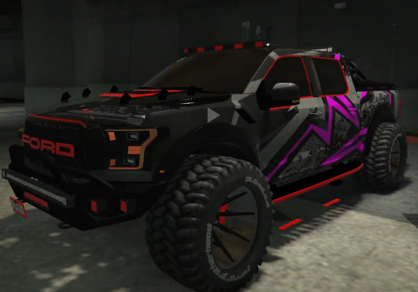 Ford Animated Gamer Livery + Custom Sound