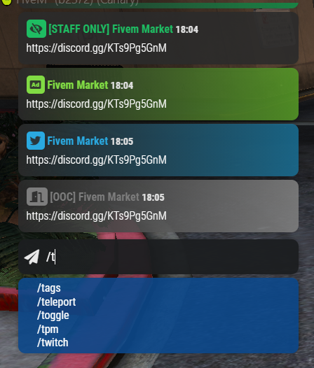 Chat - FiveMMarket
