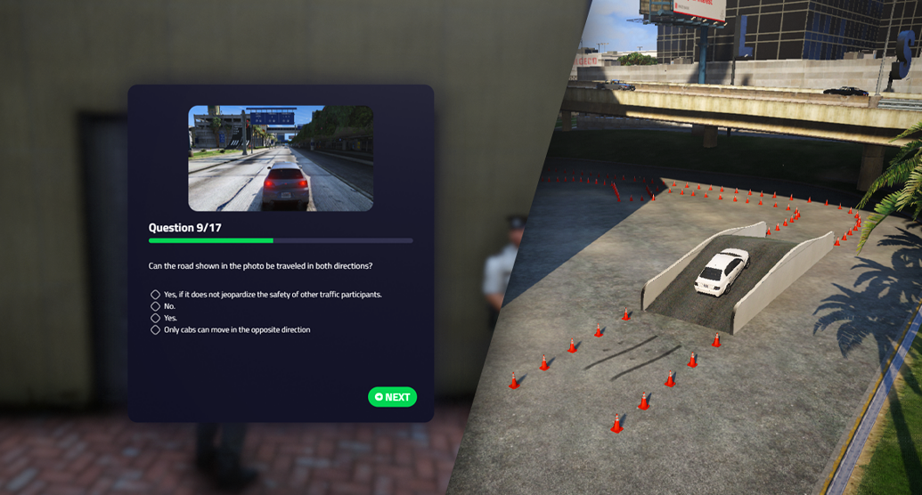 ESX Drive School Script + Map