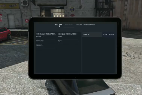 Mechanic Tablet